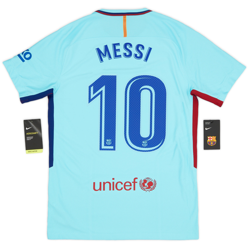 2017 18 Barcelona Authentic Away Shirt Messi 10