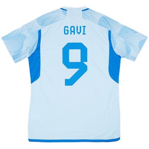 gavi 9 spain home soccer jersey 2022 23