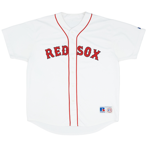 1992 04 Boston Red Sox Russell Athletic Home Jersey Very Good