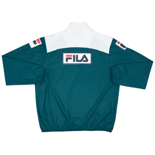 2014 15 Luton Town Fila 1 4 Zip Drill Top 9 10 XL