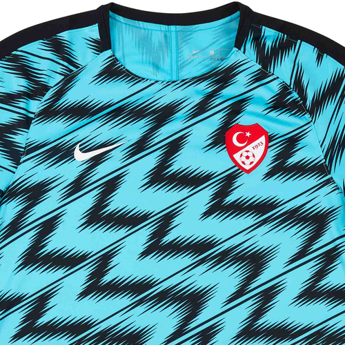 2018 19 Turkey Nike Pre Match Training Shirt