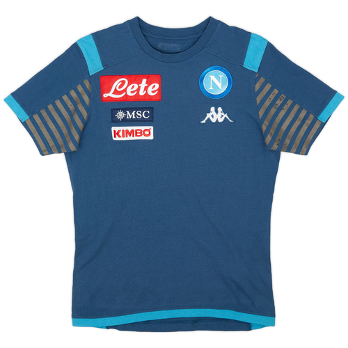 2019 20 Napoli Kappa Training Shirt 7 10 L.Boys