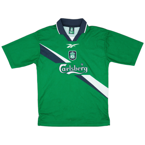 1999 00 Liverpool Away Shirt Heskey 8 4 10 L