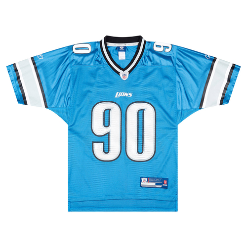 2010 11 Detroit Lions Suh 90 Reebok On Field Home Jersey Excellent S
