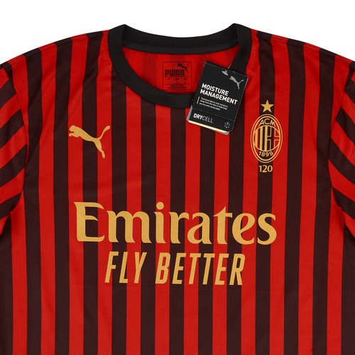 Ac milan 120 years jersey top for sale