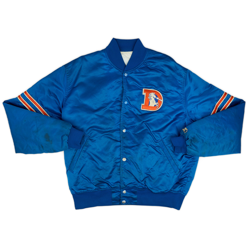 1980 s Denver Broncos Starter Satin Varsity Jacket Good L