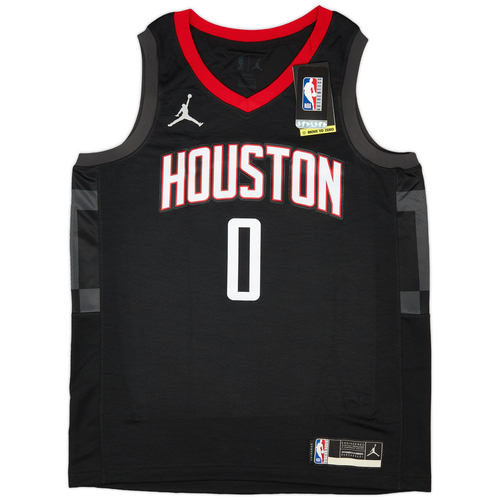 2021 22 Houston Rockets Green 0 Jordan Swingman Alternate Jersey L