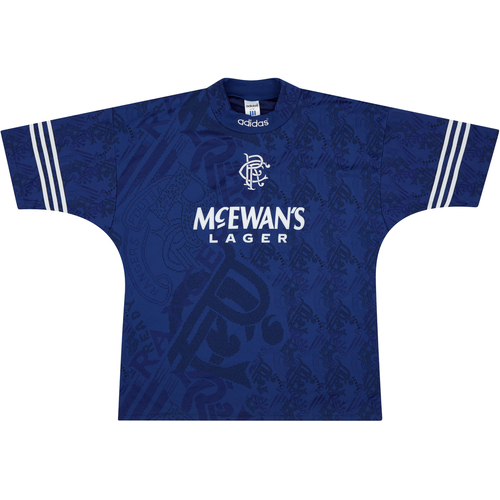 1994 95 Rangers Match Issue Home Shirt 7 Durie