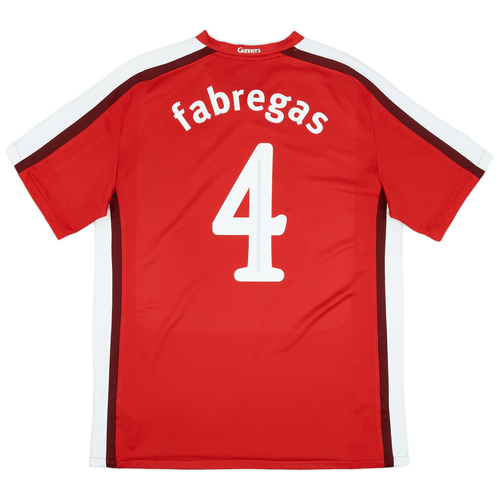 2008 10 Arsenal Home Shirt Fabregas 4