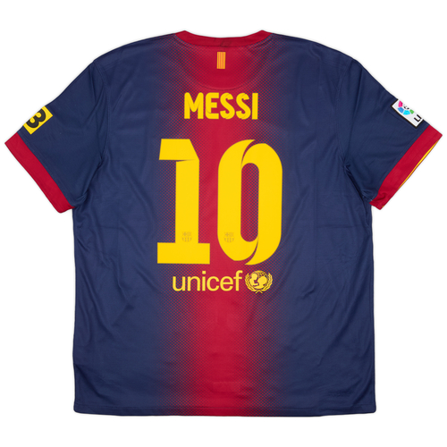 2012 13 Barcelona Home Shirt Messi 10 5 10 XL