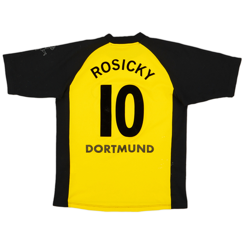 2001 02 Borussia Dortmund Home Shirt Rosicky 10 5 10 XL.Boys