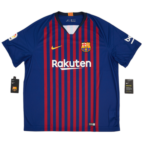 Barcelona kit clearance 2018 19 messi