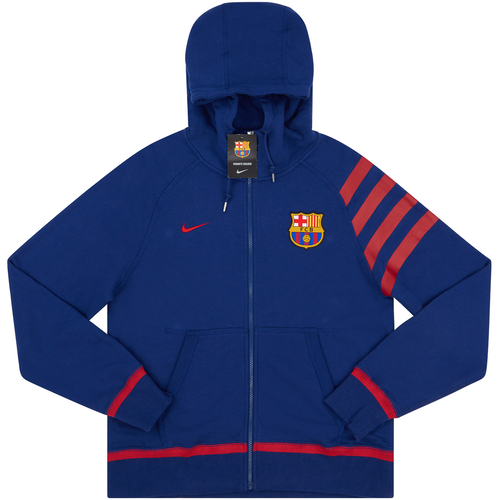 2015 16 Barcelona Nike AW77 Hooded Jacket