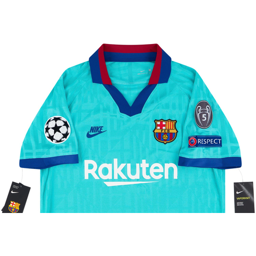 2019 20 Barcelona Player Issue Vaporknit Third CL Shirt