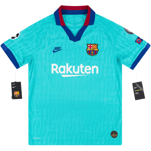 2019 20 Barcelona Player Issue Vaporknit Third CL Shirt