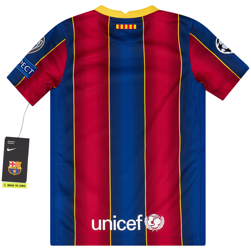 2020 21 Barcelona Home CL Shirt XS.Kids