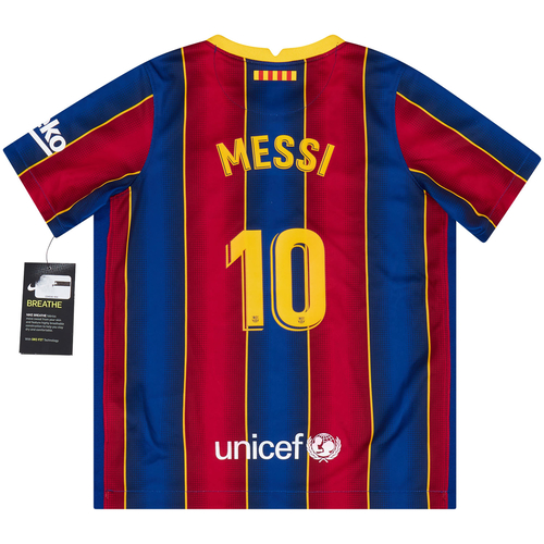 2020 21 Barcelona Home Full Kit Messi 10 NEW Little Kids