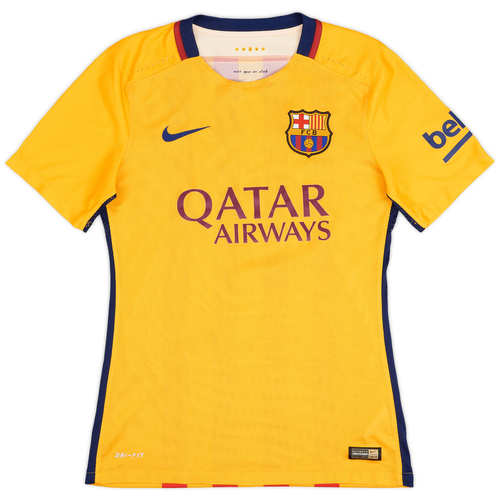 2015 16 Barcelona Authentic Away Shirt Suarez 9 9 10 S