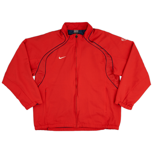 Red and black nike jacket store
