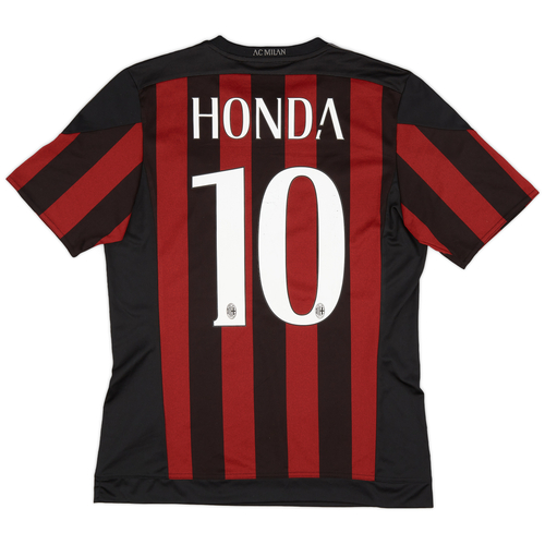 2015 16 AC Milan Home Shirt Honda 10 7 10 M