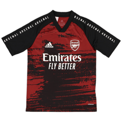 2020 21 Arsenal adidas Training Shirt 10 10 L.Boys