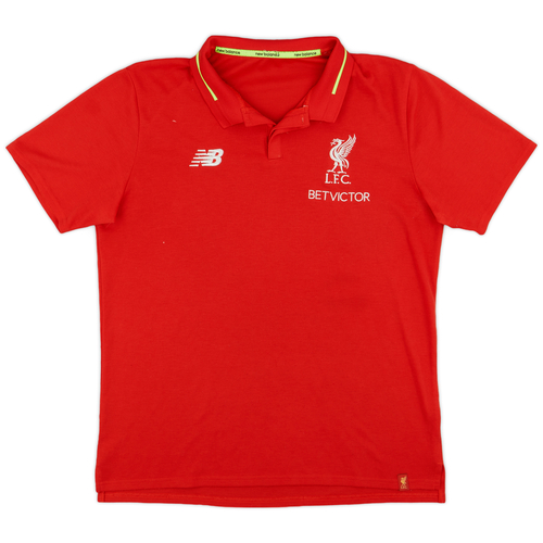 2016 17 Liverpool New Balance Polo Shirt 8 10 L