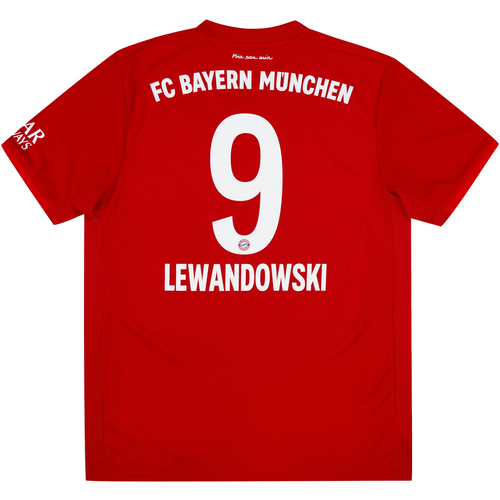 2019 20 Bayern Munich Home Shirt Lewandowski 9