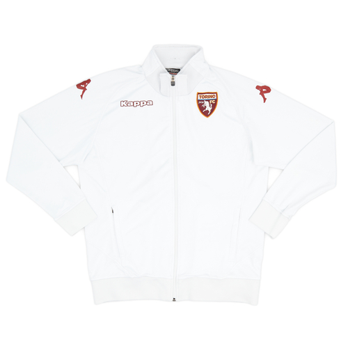 Kappa track jacket top white