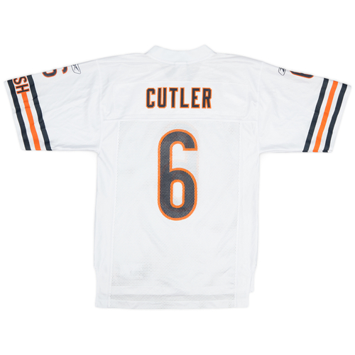 2009 Chicago Bears Cutler 6 Reebok On Field Away Jersey Excellent S