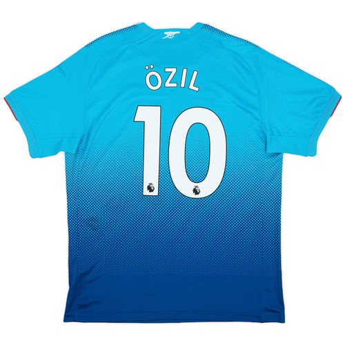 2017 18 Arsenal Away Shirt Ozil 10 L