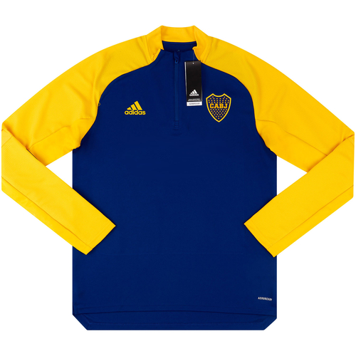 2020 21 Boca Juniors adidas 1 4 Zip Training Top XS