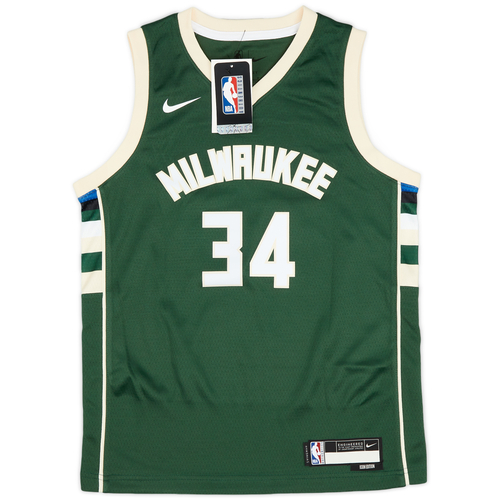 2017 23 Milwaukee Bucks Antetokounmpo 34 Nike Swingman Away Jersey XL.Kids