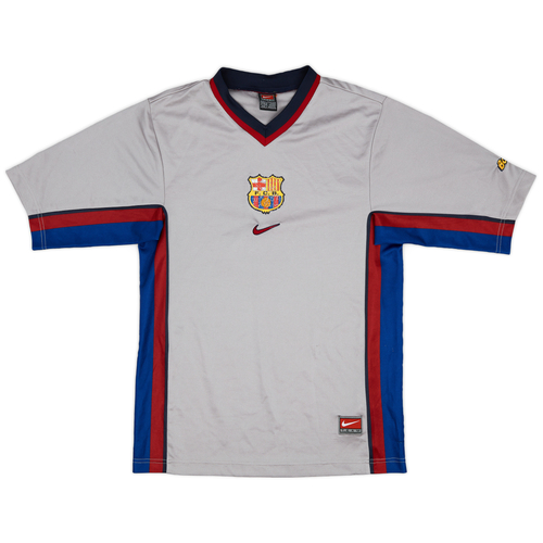 1999 01 Barcelona Basic Away Shirt Fair 4 10 S