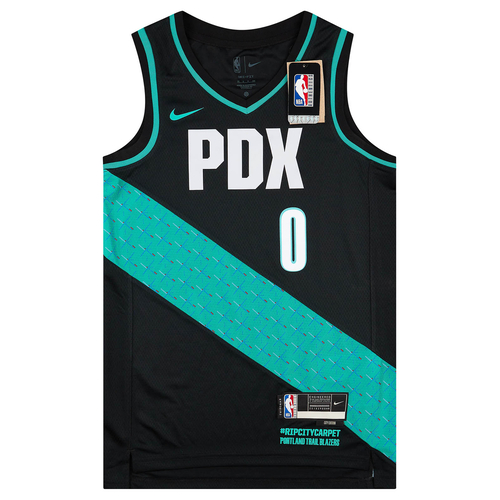 2022 23 Portland Trail Blazers Lillard 0 Nike Swingman Alternate Jersey S