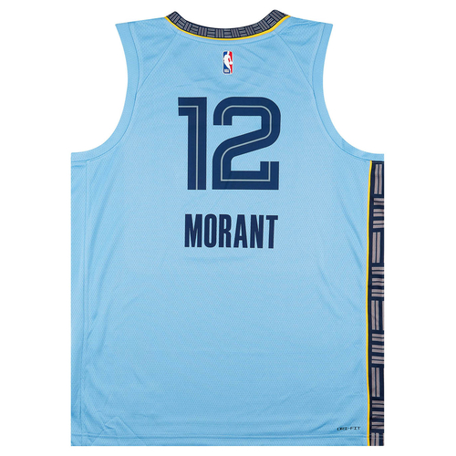 2022 23 Memphis Grizzlies Morant 12 Jordan Swingman Alternate Jersey S