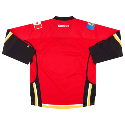 2011 17 Calgary Flames Reebok Home Jersey Excellent L