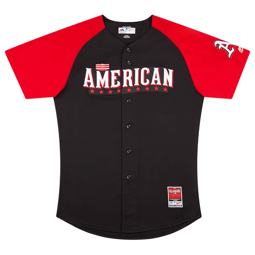 2015 American League MLB All Star Gray 54 Authentic Majestic Jersey Excellent L