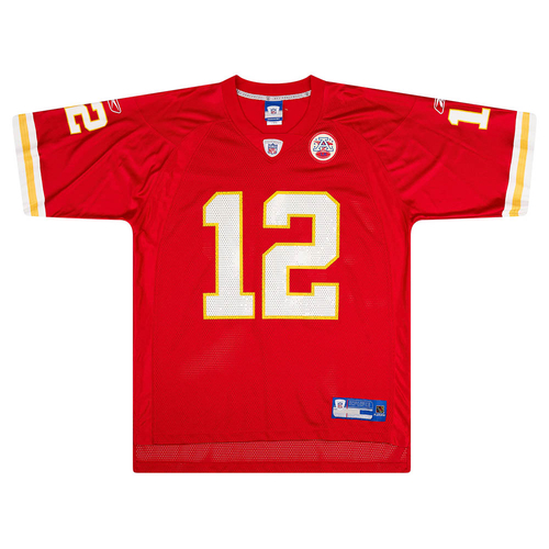 2007 Kansas City Chiefs Croyle 12 Reebok On Field Home Jersey Very Good L