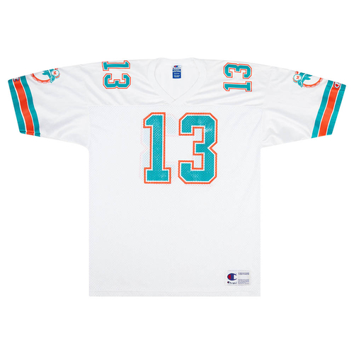 1991 96 Miami Dolphins Marino 13 Champion Away Jersey Very