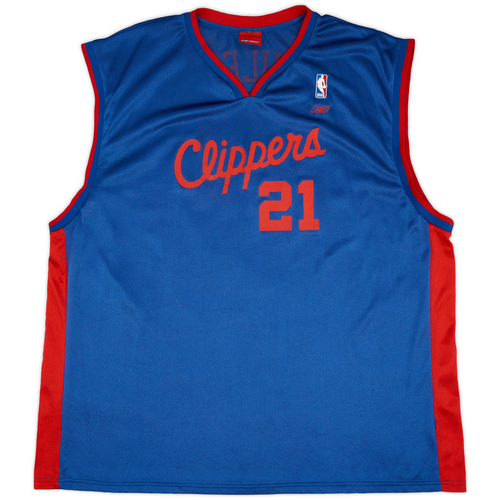 2002 LA Clippers Miles 21 Reebok Alternate Jersey Excellent 3XL