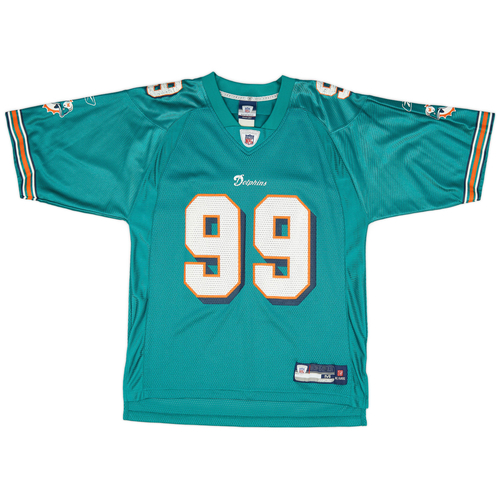 2007 Miami Dolphins Taylor 99 Reebok On Field Home Jersey