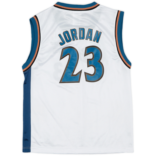 2002 03 Washington Wizards Jordan 23 Reebok Home Jersey Excellent L.Kids
