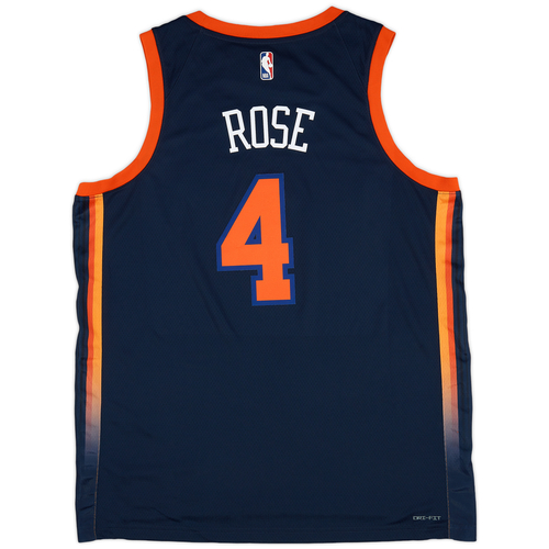 2022 23 New York Knicks Rose 4 Jordan Swingman Alternate Jersey M