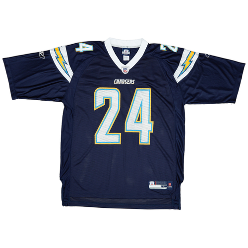Chargers on field jersey store