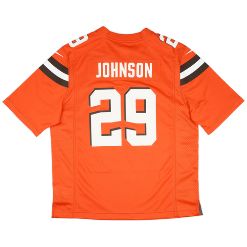Nike Cleveland Browns No29 Duke Johnson Jr Orange Alternate Men's Stitched NFL New Elite Jersey