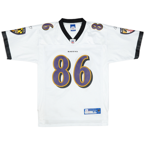 2005 06 Baltimore Ravens Heap 36 Reebok On Field Away Jersey Very Good M