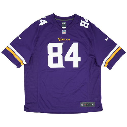 2014 16 Minnesota Vikings Patterson 84 Nike Game Home Jersey XXL