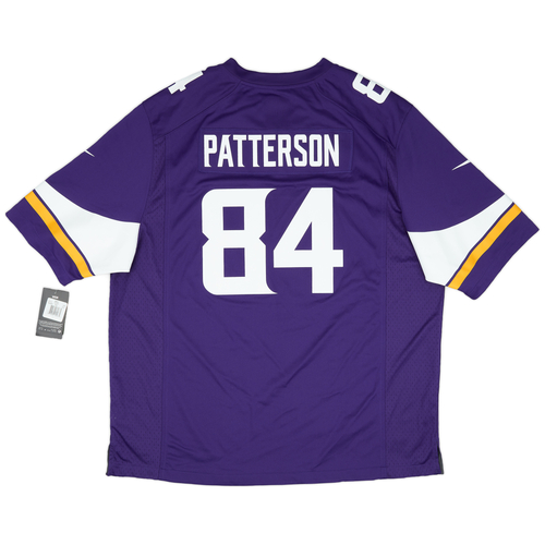 2014 16 Minnesota Vikings Patterson 84 Nike Game Home Jersey XXL
