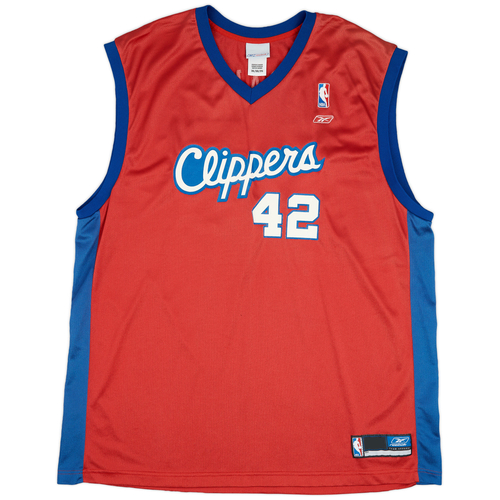 2002 06 LA Clippers Brand 42 Reebok Away Jersey Very Good XXL