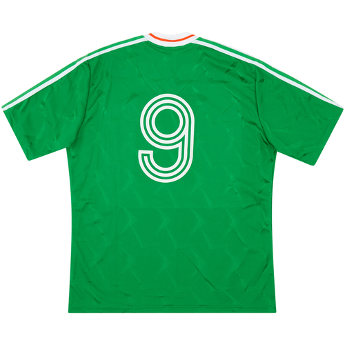 1990 Ireland Match Issue Home Shirt 9 Kelly